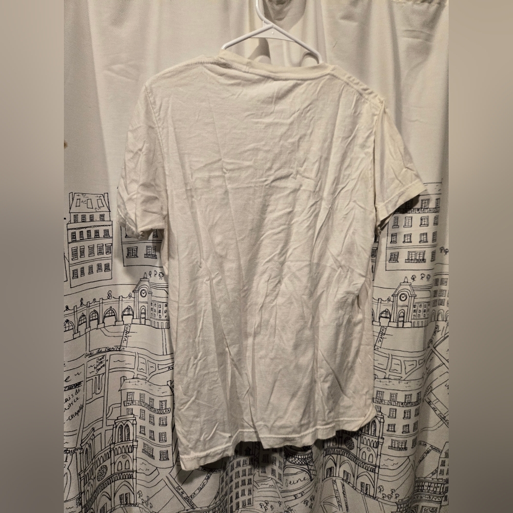 EUC Women's Off White Tultex John Dutton For President Graphic Tee Shirt Size  M - Picture 8 of 8